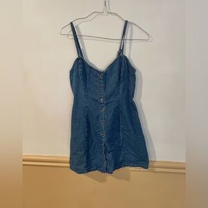 Denim Button Up Dress